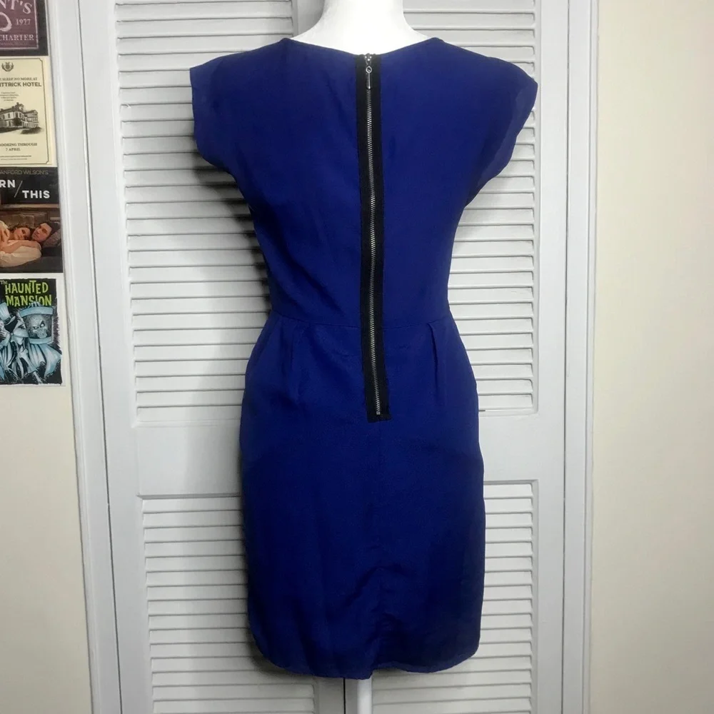 Vintage BeBop Blue Laser Cut Dress - Size Small - Picture 4 of 4